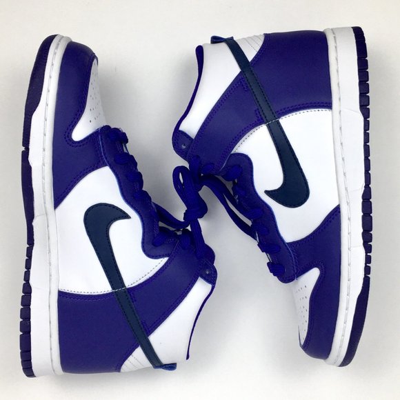 Nike Dunk High GS Electro Purple/Midnight Navy - NEW - Picture 3 of 12
